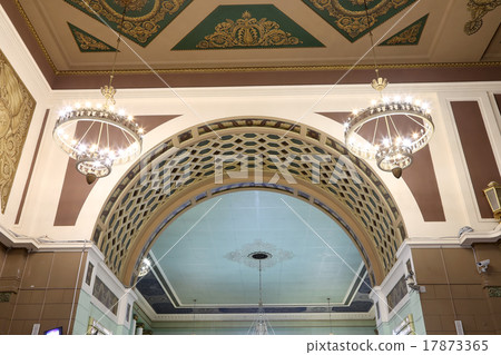 Interior Kiyevskaya railway station,Moscow, Russia Interior Kiyevskaya railway station,Moscow, Russia 17873365