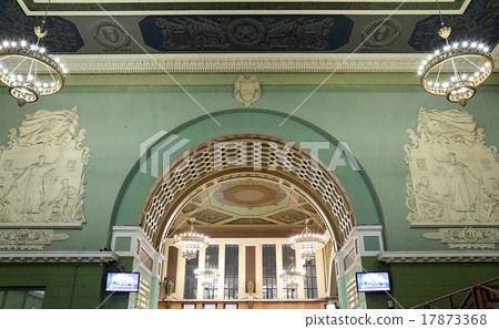 Interior Kiyevskaya railway station,Moscow, Russia Interior Kiyevskaya railway station,Moscow, Russia 17873368