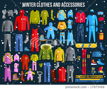 Big collection of cozy winter clothes and winter Big collection of cozy winter clothes and winter 17873488