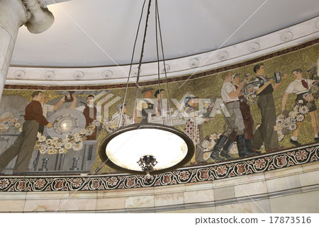 Metro station Kiyevskaya,Moscow, Russia 17873516