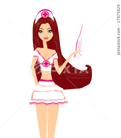 vector illustration of a sexy nurse 17873829