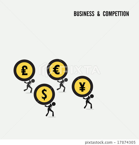 Business competition idea concept. Business idea 17874305