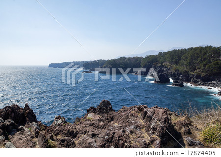 伊豆Jogakisaki海岸 伊豆Jogakisaki海岸 17874405