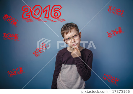 boy teenager European appearance Brown turned his boy teenager European appearance Brown turned his 17875166