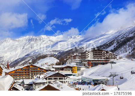 Mountain ski resort Obergurgl Austria 17875596
