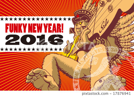 2016年新年賀卡_FunkyMonkey 17876941