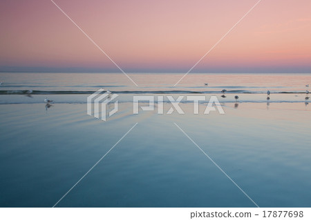 Cold morning at the Baltic Sea 17877698