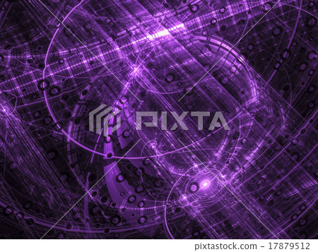 Abstract computer-generated violet background 17879512