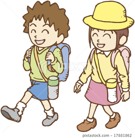 Children going out for excursions - Stock Illustration [17881862] - PIXTA