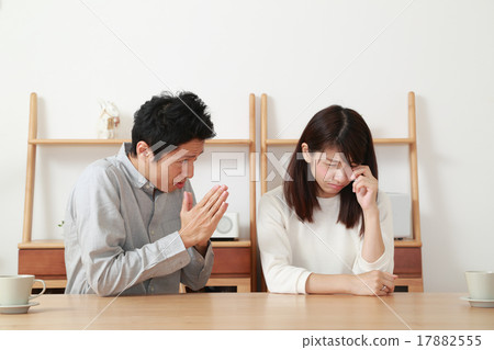 Comforting her crying 17882555