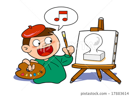 Mochi drawn in a picture 17883614