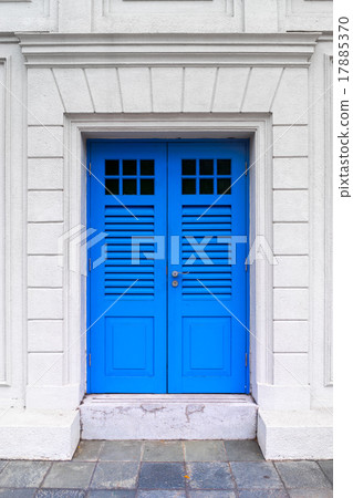 Colorful British colonial style door Colorful British colonial style door 17885370