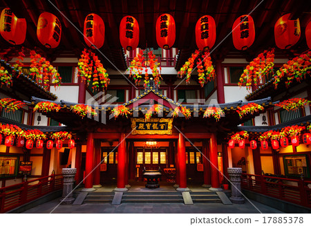 Front gate of the Buddha Tooth Relic Temple 17885378