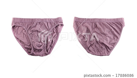 Purple men panties isolated on white. 17886086