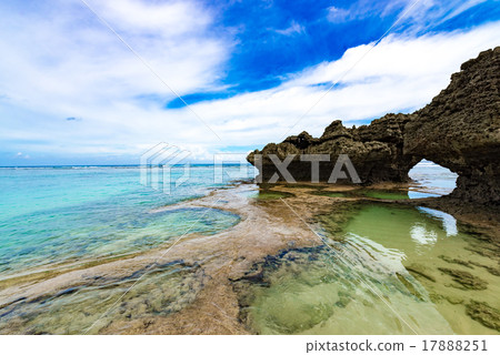 Sea, coast, landscape. Okinawa, Japan. 17888251
