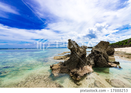 Sea, coast, landscape. Okinawa, Japan. 17888253