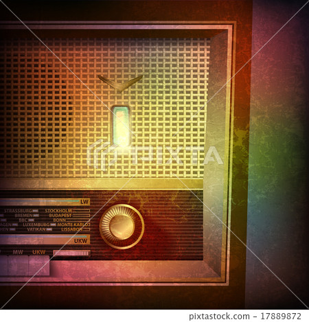 abstract grunge background with retro radio abstract grunge background with retro radio 17889872