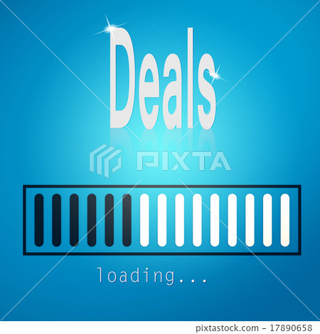 Deals blue loading bar - Stock Illustration [17890658] - PIXTA