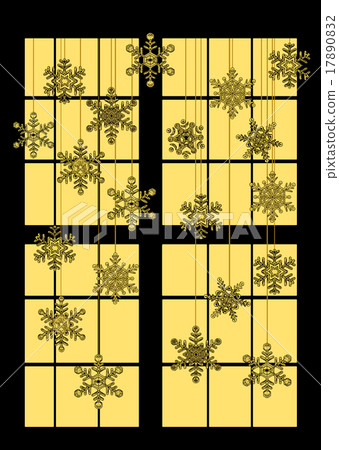 窗戶裝飾·雪晶 17890832