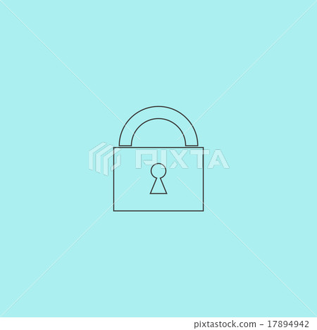 Vector padlock icon Vector padlock icon 17894942