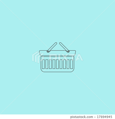 Shopping basket icon - vector illustration Shopping basket icon - vector illustration 17894945