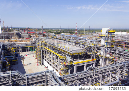 Russian refinery complex at summer daylight Russian refinery complex at summer daylight 17895283