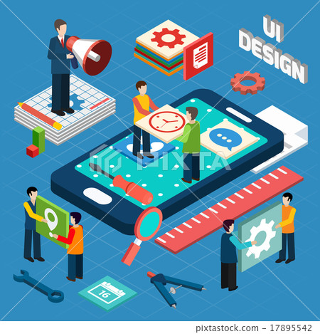 User interface design concept symbols layout User interface design concept symbols layout 17895542