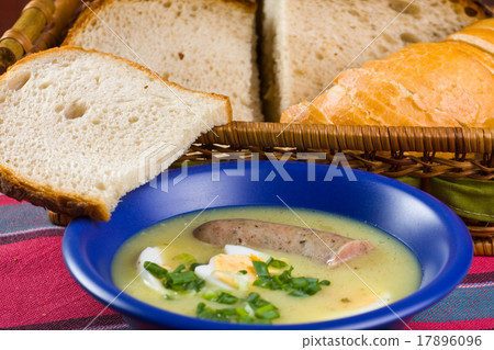 traditional polish white borscht with eggs traditional polish white borscht with eggs 17896096