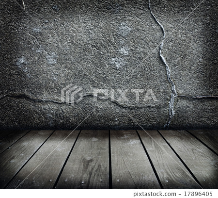 Grunge room interior. Ready for product montage Grunge room interior. Ready for product montage 17896405