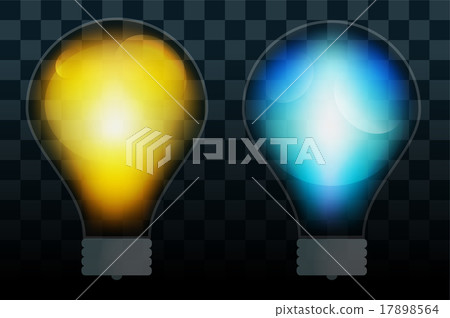 Bulb lamp transparent isolated Bulb lamp transparent isolated 17898564