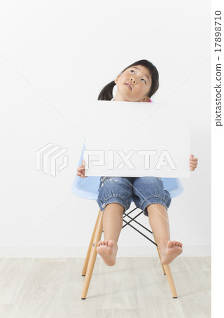 Child with board with bare feet Child with board with bare feet 17898710