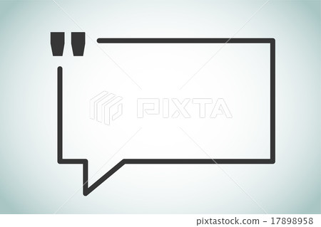 Quote blank template bubble empty design Quote blank template bubble empty design 17898958