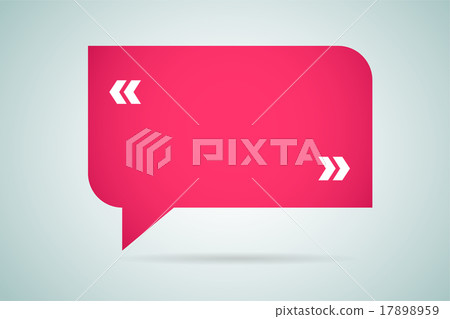 Quote blank template bubble empty design 17898959