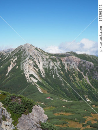 Wagaku-dake watching from Sumata Renhakudake and Mitamata Sanso 17899341