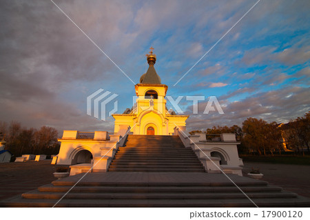 Serafim Sarovsky Cathedral in Khabarovsk, Russia 17900120