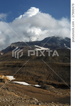 Kamchatka landscape: active Mutnovsky Volcano 17900478