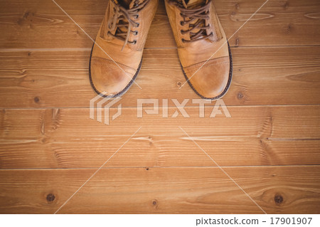 High angle view of woman wearing boots 17901907