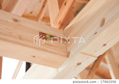 Wooden houses under construction 17902056