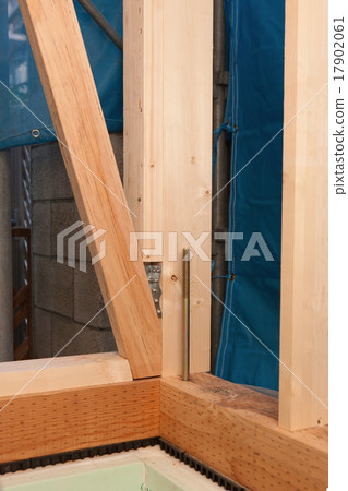 Wooden houses under construction 17902061