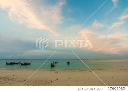 Beach and tropical Andaman sea with blue sky Beach and tropical Andaman sea with blue sky 17902085