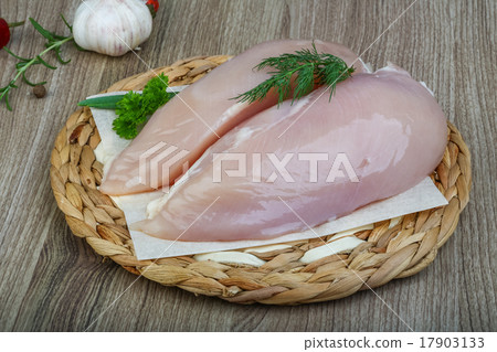 Raw chicken breast 17903133