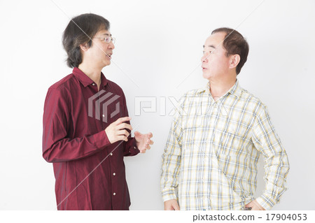 高級男性肖像2人 17904053