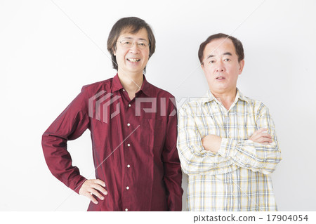 高級男性肖像2人 17904054