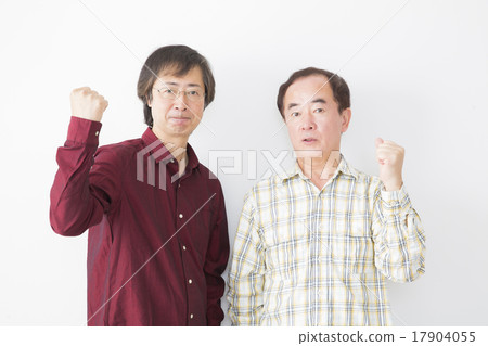 高級男性肖像2人 17904055