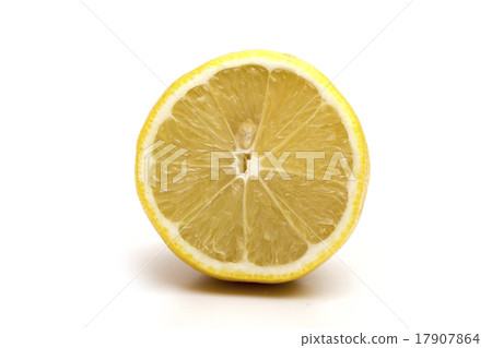 lemon on the white background  17907864