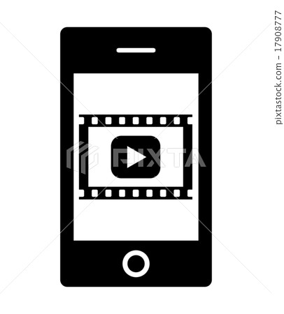 Movie mark on the smart screen 17908777