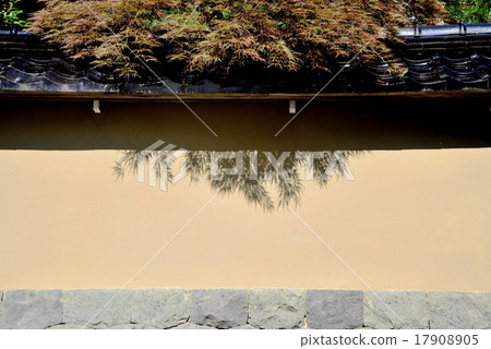 Shadow of autumnal leaves on Kaga clan samurai house Shadow of autumnal leaves on Kaga clan samurai house 17908905