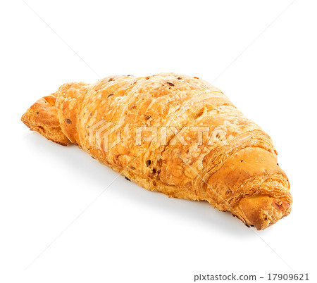Croissant isolated on white 17909621