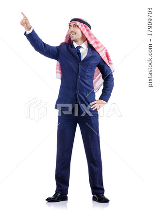 Arab businessman isolated on white Arab businessman isolated on white 17909703