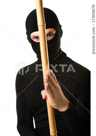 ninja in black mask 17909876